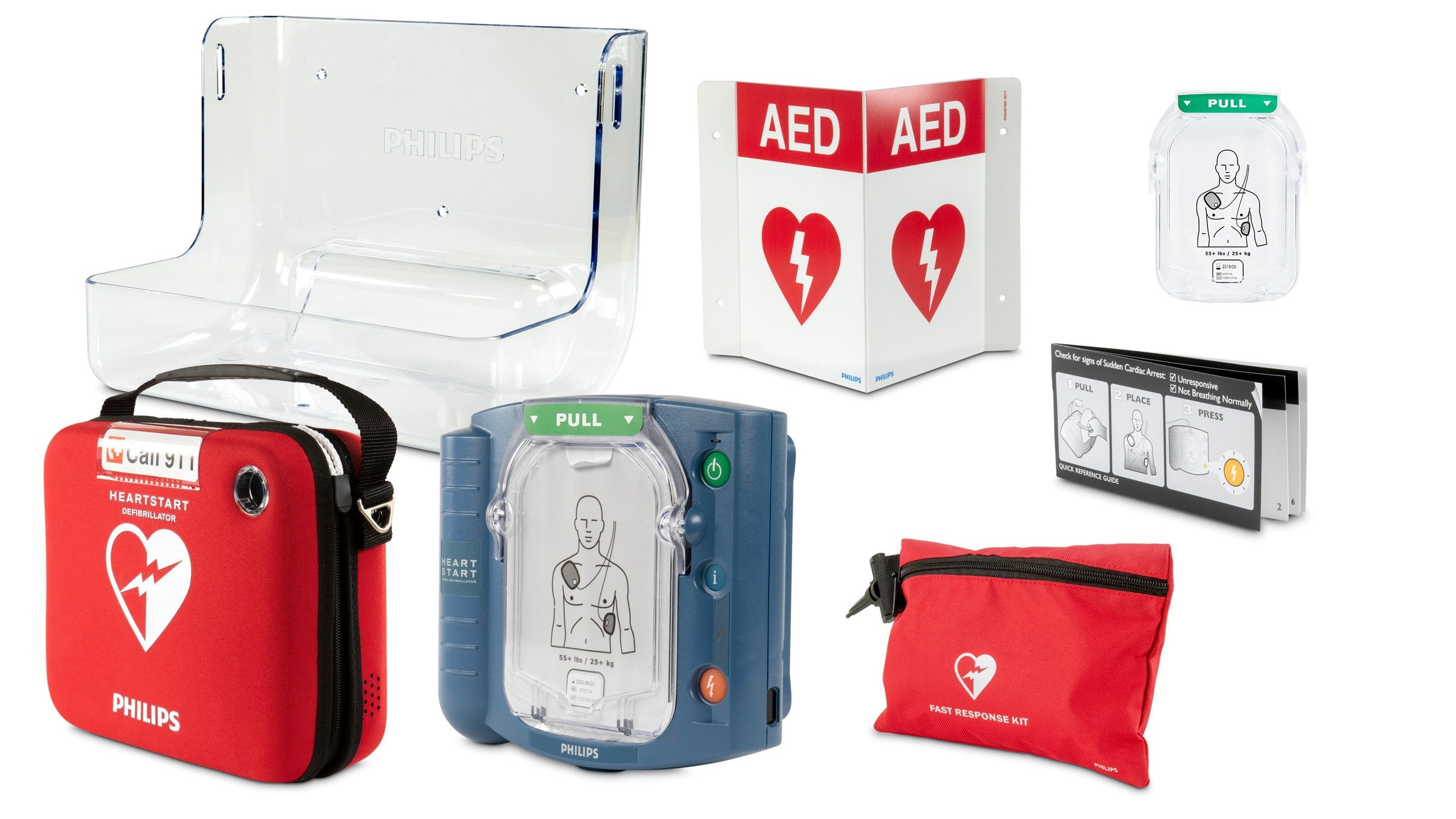 Philips HeartStart AED equipment and accessories